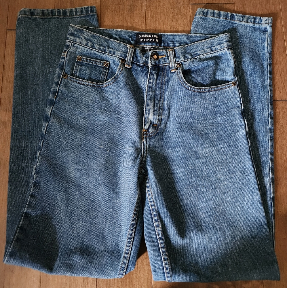 Stylish Blue Straight Jeans - Picture 5 of 9
